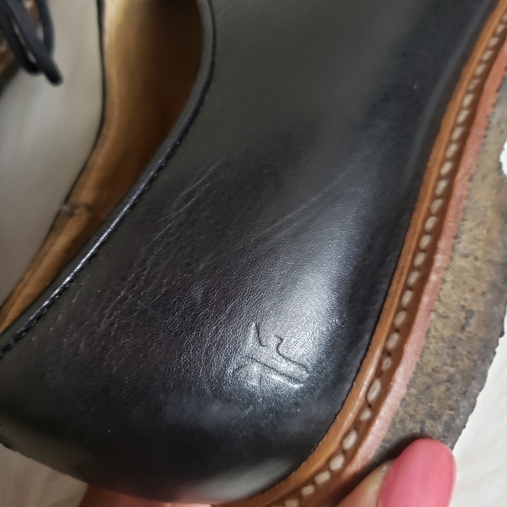 John A. FRYE Lace-up Dress Shoes Black Size 13 View 2